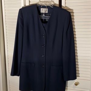2pc Navy Le Suit